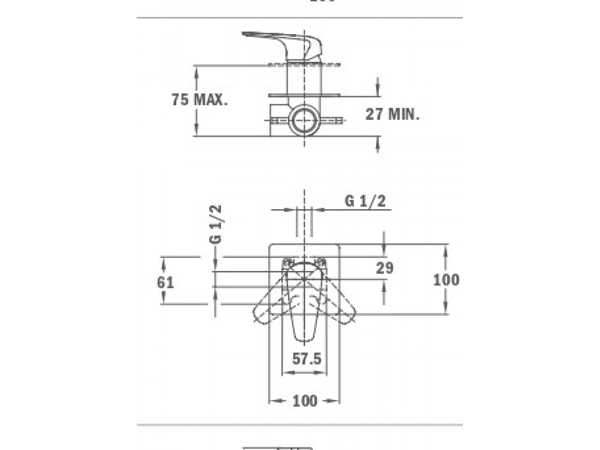 Смеситель для душа Teka Itaca 672410200