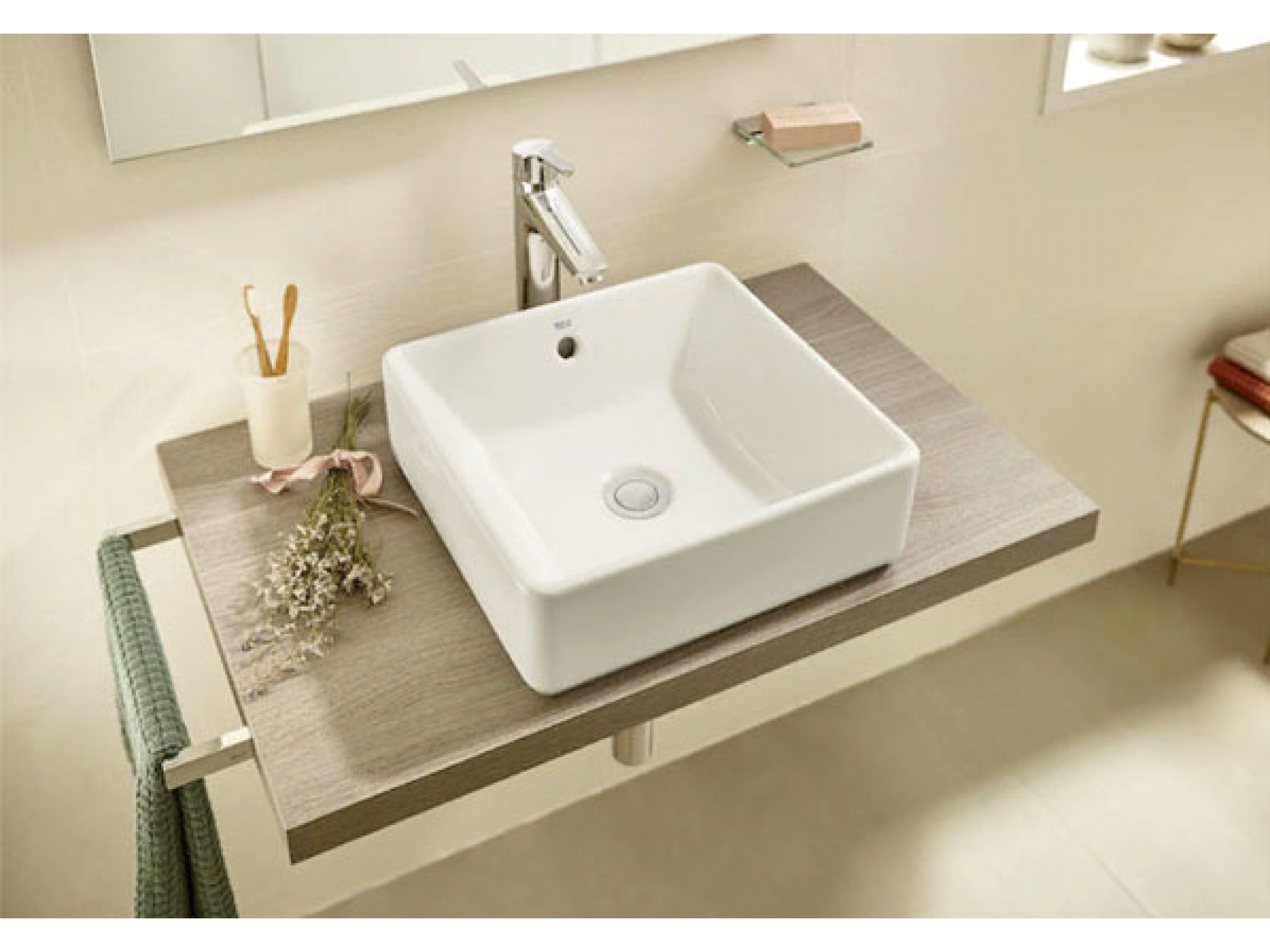 Раковина Roca GAP 390 x370 x130 alb A3270ML000