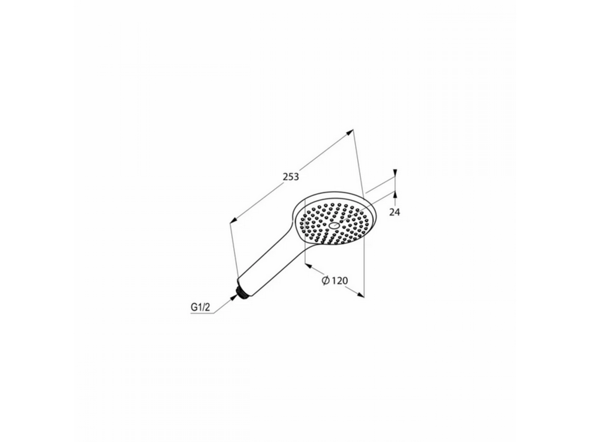 Cap de dus KLUDI Freshline 1S 6780043-00