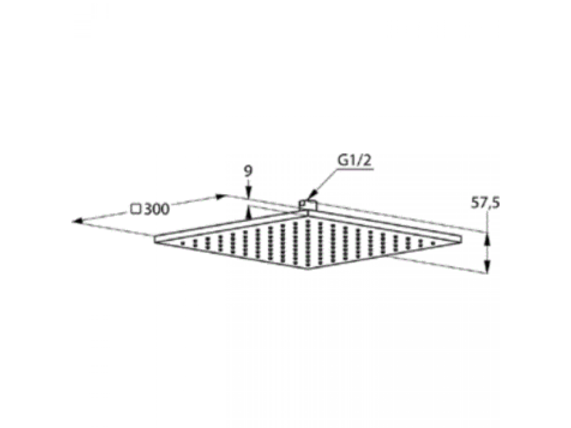 Cap de dus KLUDI A-QA 6443005-00 crom