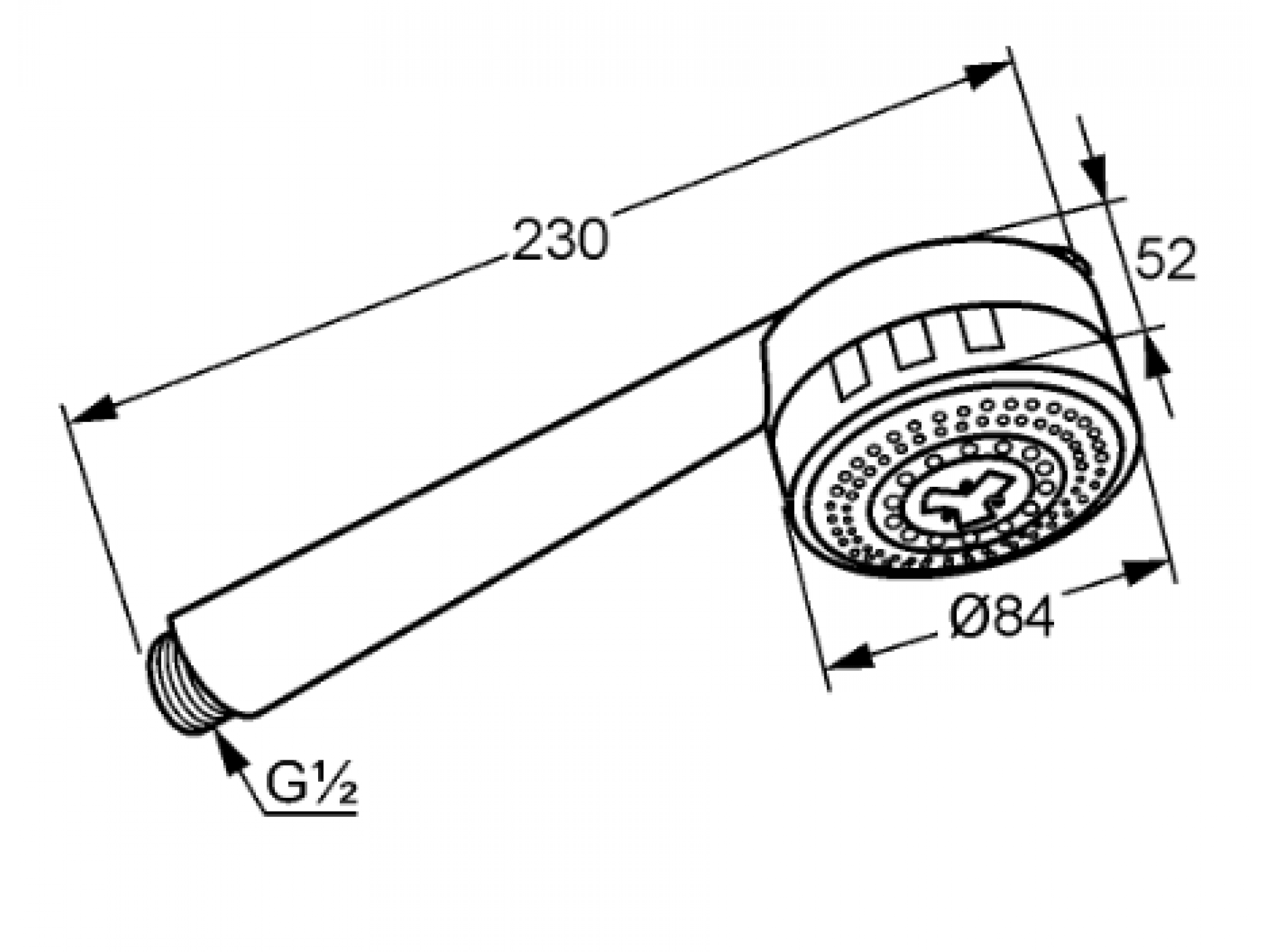 Cap de dus Kludi Zenta 2S 6070005-00