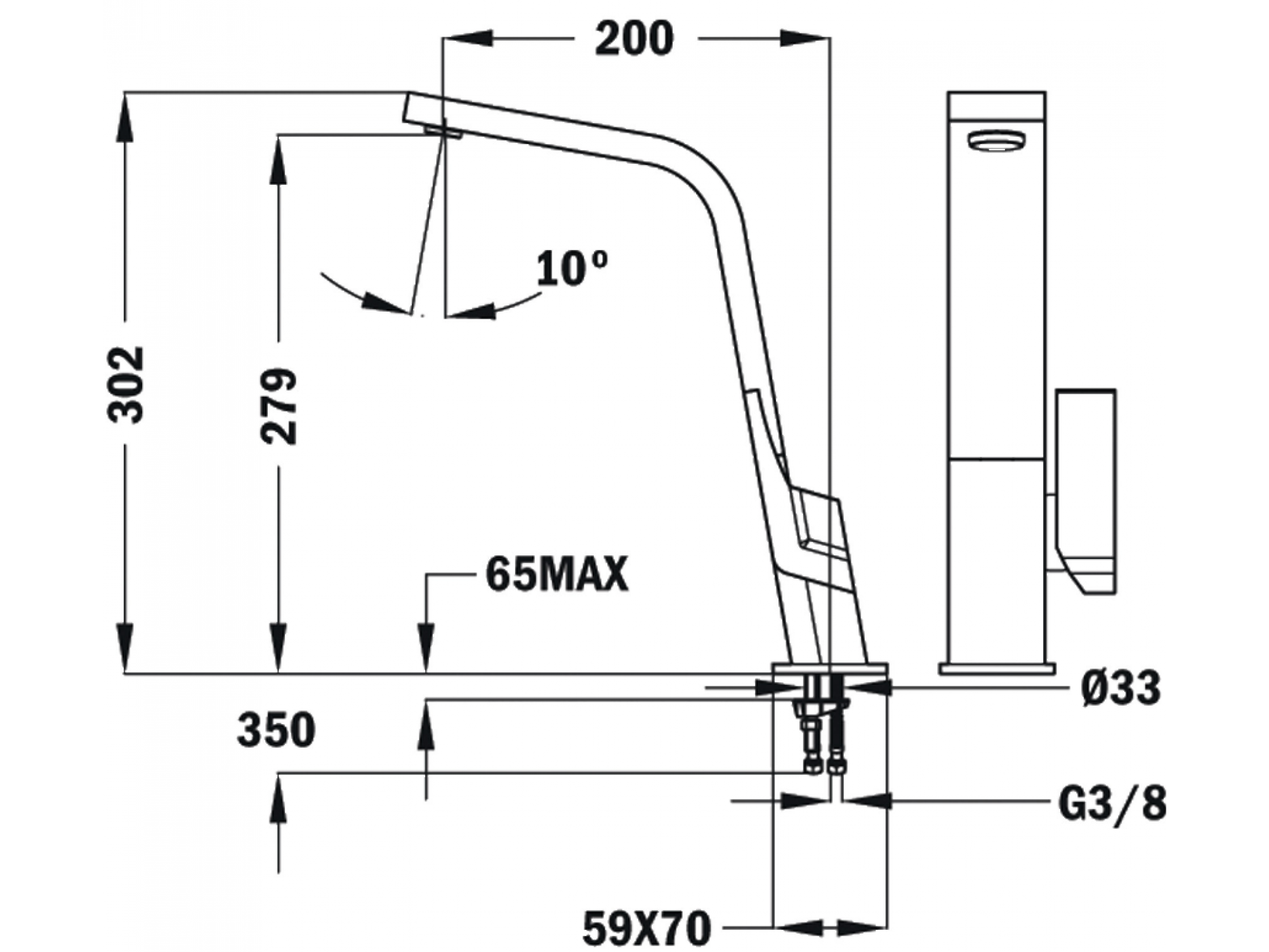 Смеситель для кухни Teka Icon 33915020W Смеситель для кухни Teka Icon 33915020W