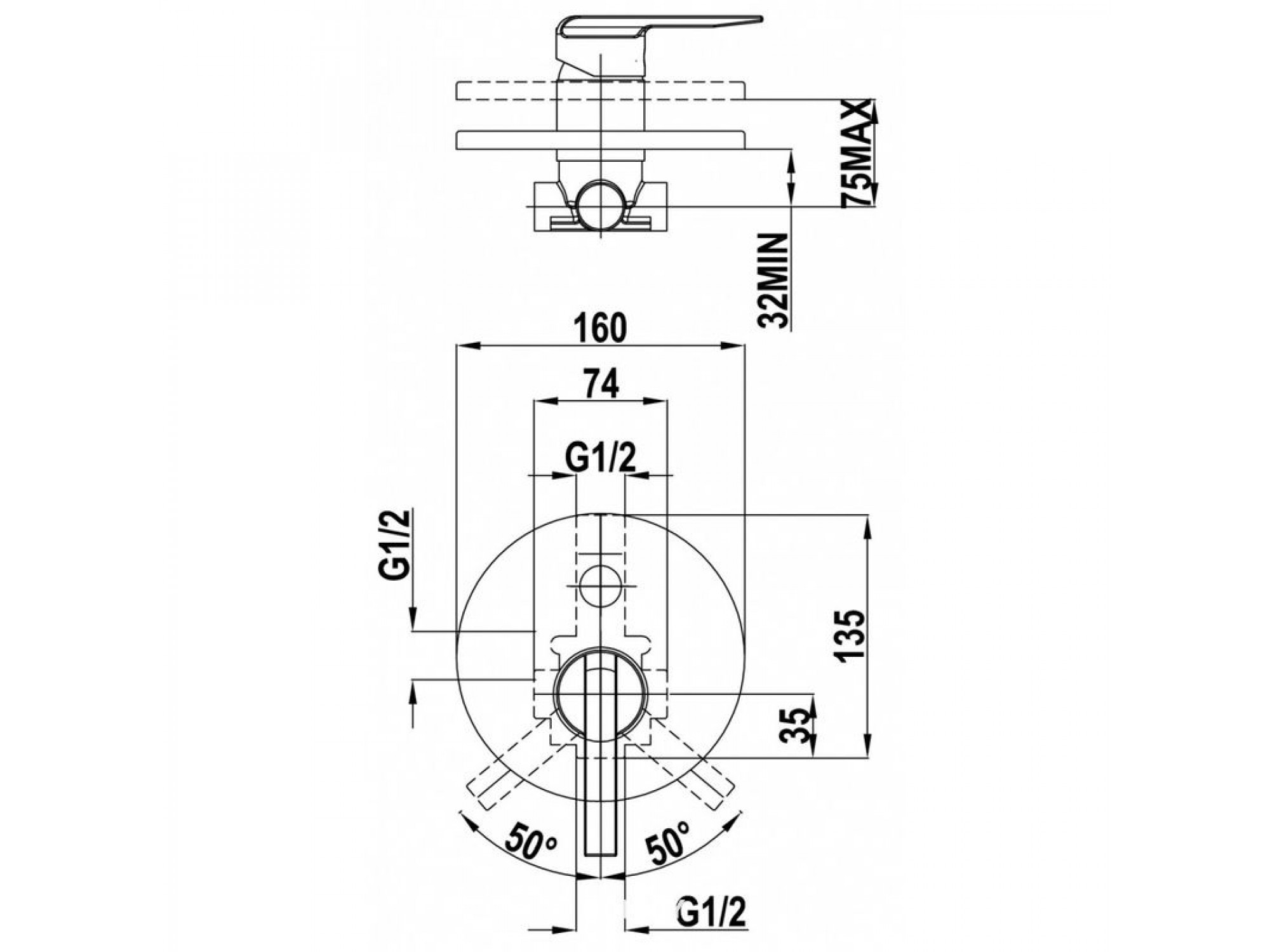 Смеситель для душа Teka Inca 5317112