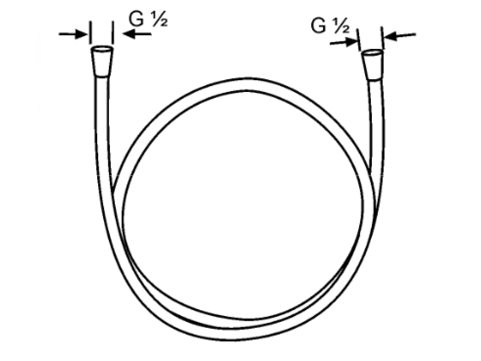 Шланг для душа DN 15 Kludi Suparaflex 6107287-00