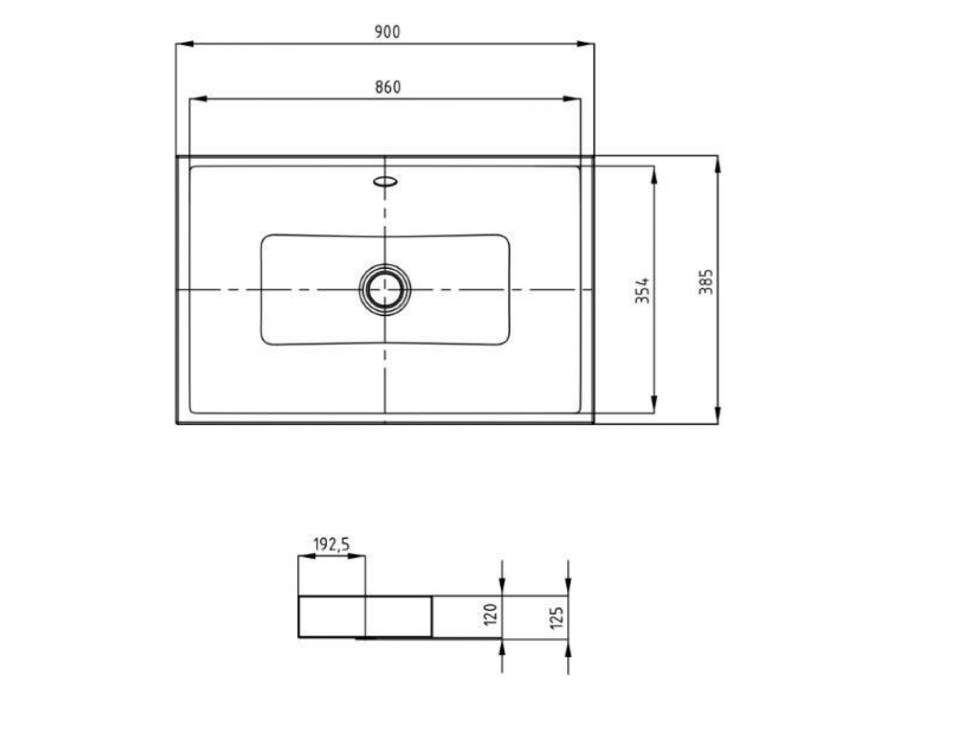 Lavoar aplicate Kaldewei Puro S 3176 Lavoar aplicate Kaldewei Puro S 3176