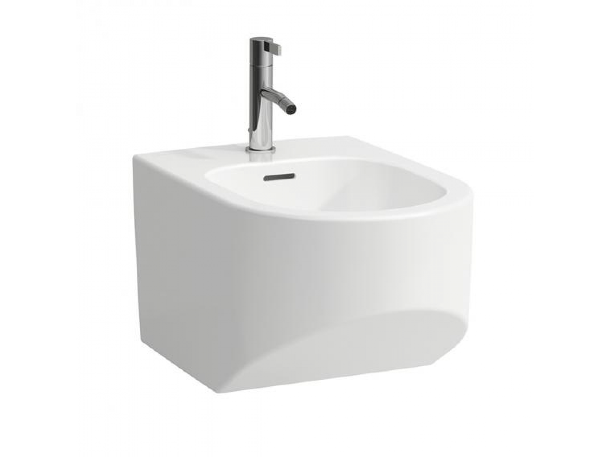 Биде подвесное Laufen Wall Hung Sonar 56x37 alb H8303410003021