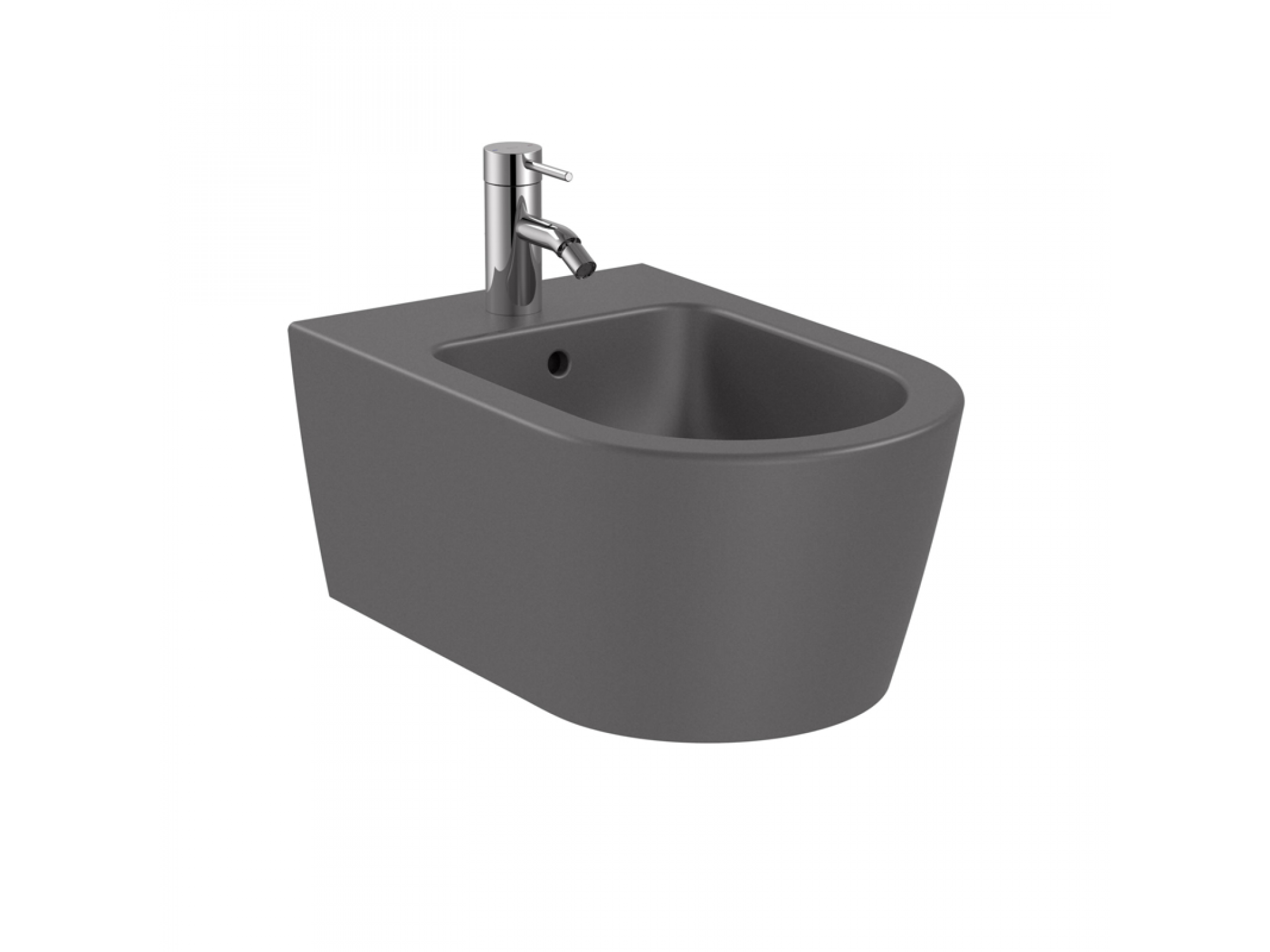 Биде подвесное Roca Inspira Round Mural A357525640 Onyx