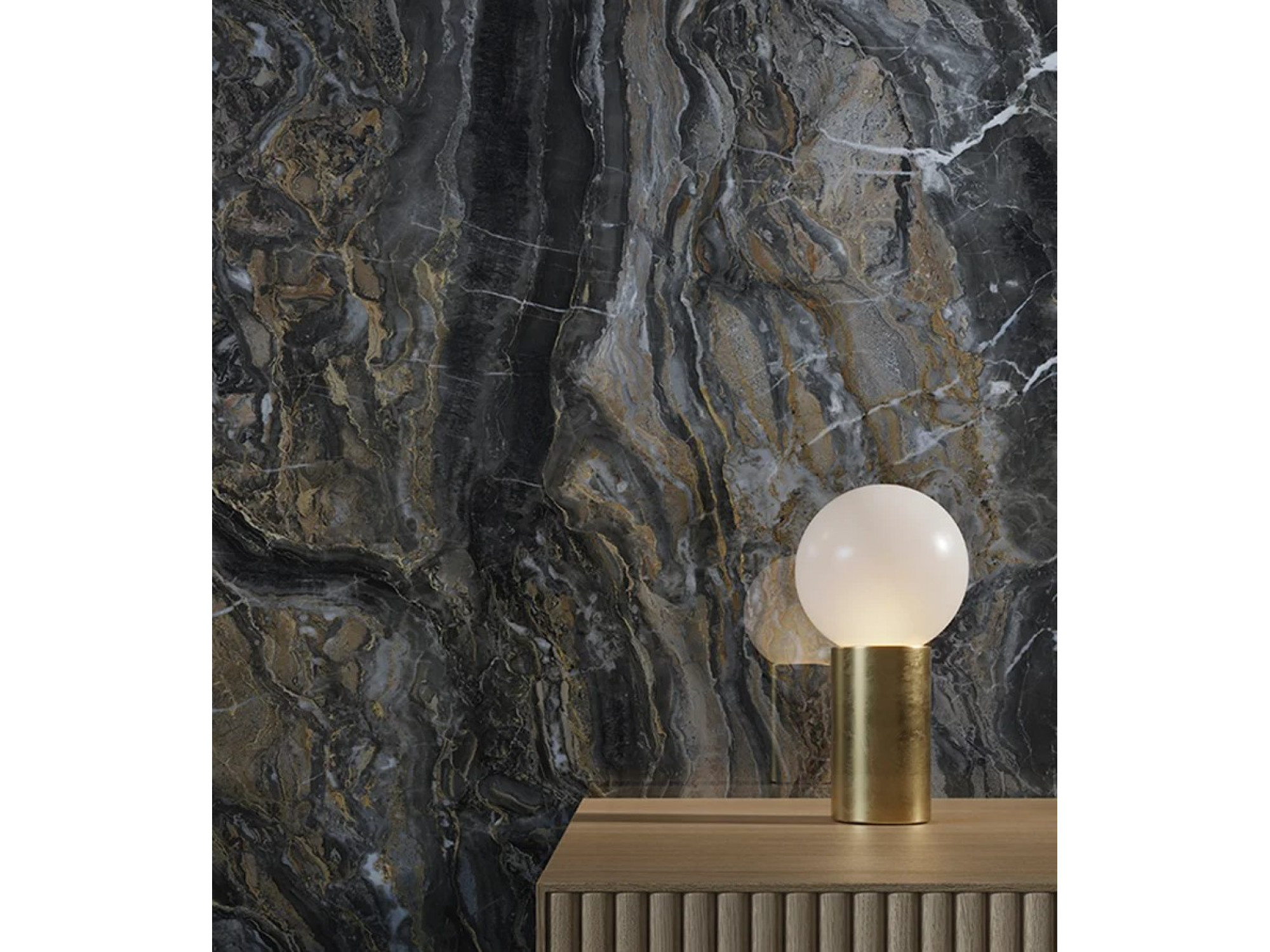 Gresie porțelanat Orobico Dark Polished 120x250